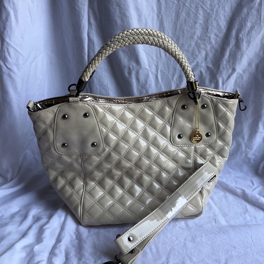 beautiful white big buddha purse